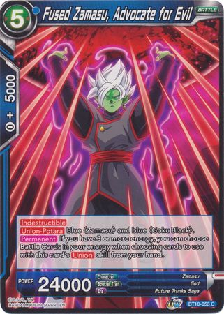 Fused Zamasu, Advocate for Evil (BT10-053) [Rise of the Unison Warrior 2nd Edition] | Devastation Store