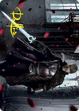 Odric, Blood-Cursed Art Card (Gold-Stamped Signature) [Innistrad: Crimson Vow Art Series] | Devastation Store