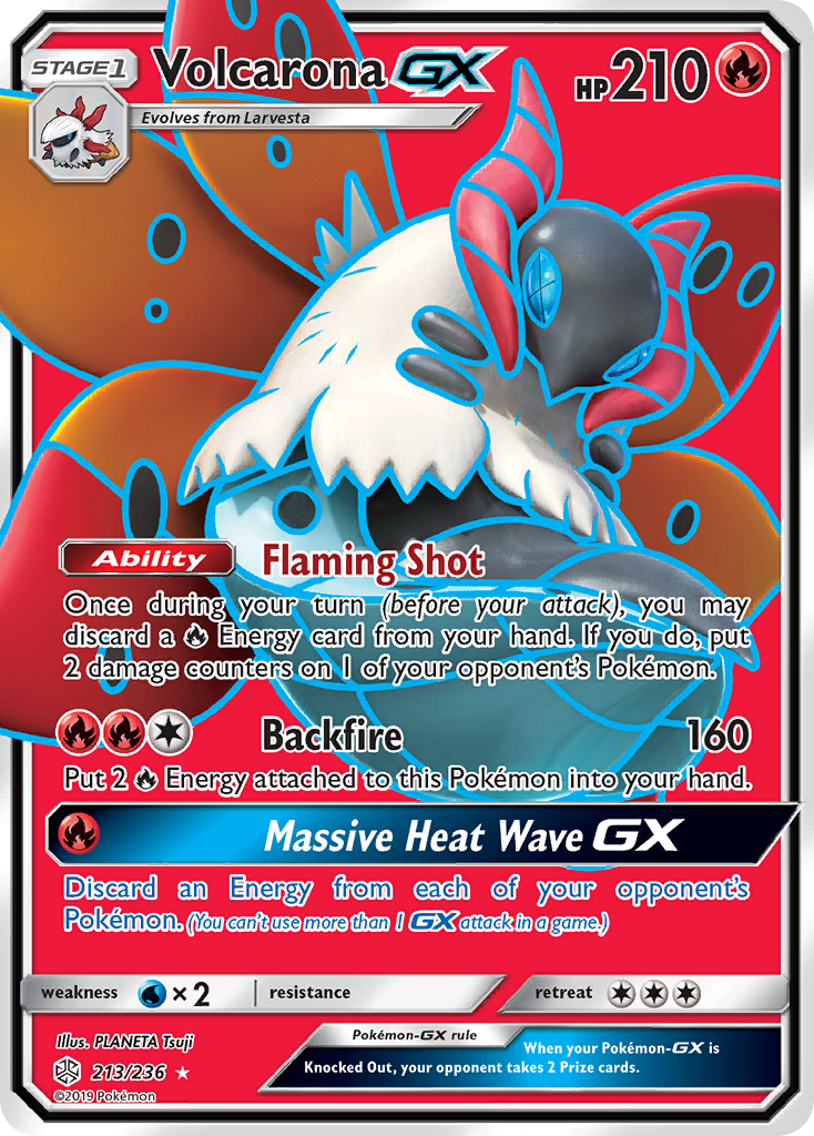 Volcarona GX (213/236) [Sun & Moon: Cosmic Eclipse] | Devastation Store