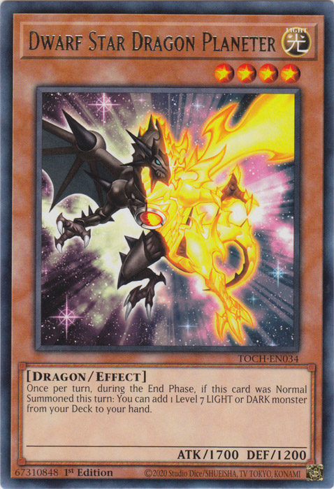 Dwarf Star Dragon Planeter [TOCH-EN034] Rare | Devastation Store