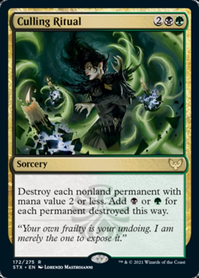 Culling Ritual [Strixhaven: School of Mages] | Devastation Store