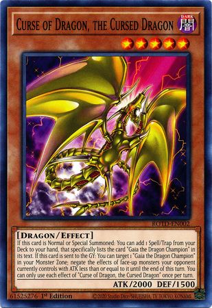 Curse of Dragon, the Cursed Dragon [ROTD-EN002] Common | Devastation Store