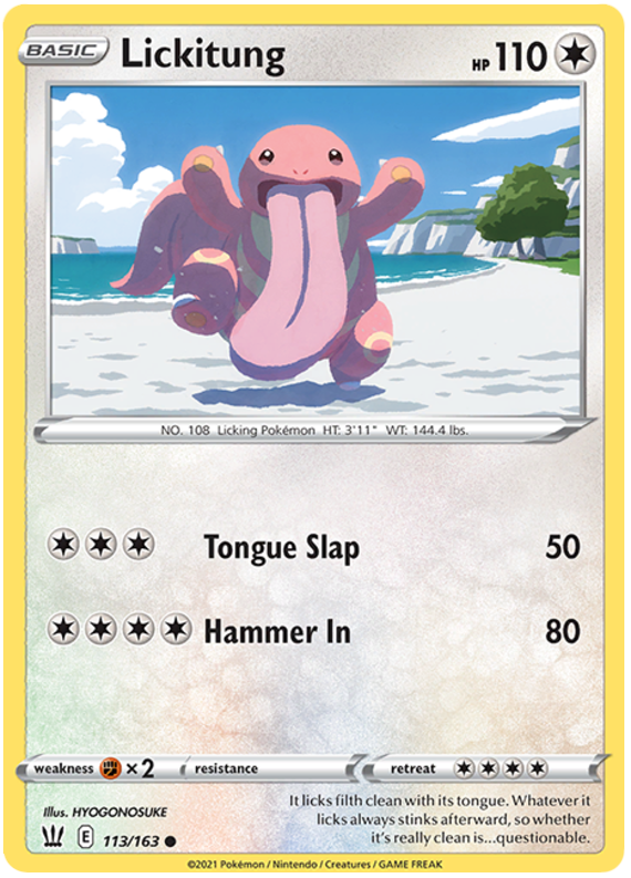 Lickitung (113/163) [Sword & Shield: Battle Styles] | Devastation Store