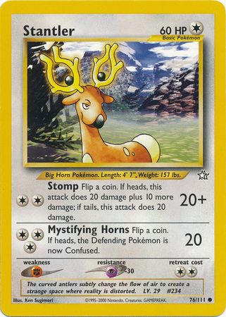 Stantler (76/111) [Neo Genesis Unlimited] | Devastation Store