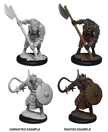 Pathfinder Deep Cuts Unpainted Miniaturess: Gnolls - Devastation Store | Devastation Store
