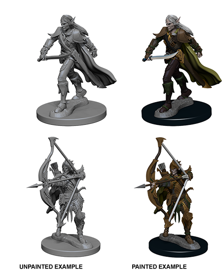 Pathfinder Deep Cuts Unpainted Miniatures: Elf Male Fighter - Devastation Store | Devastation Store