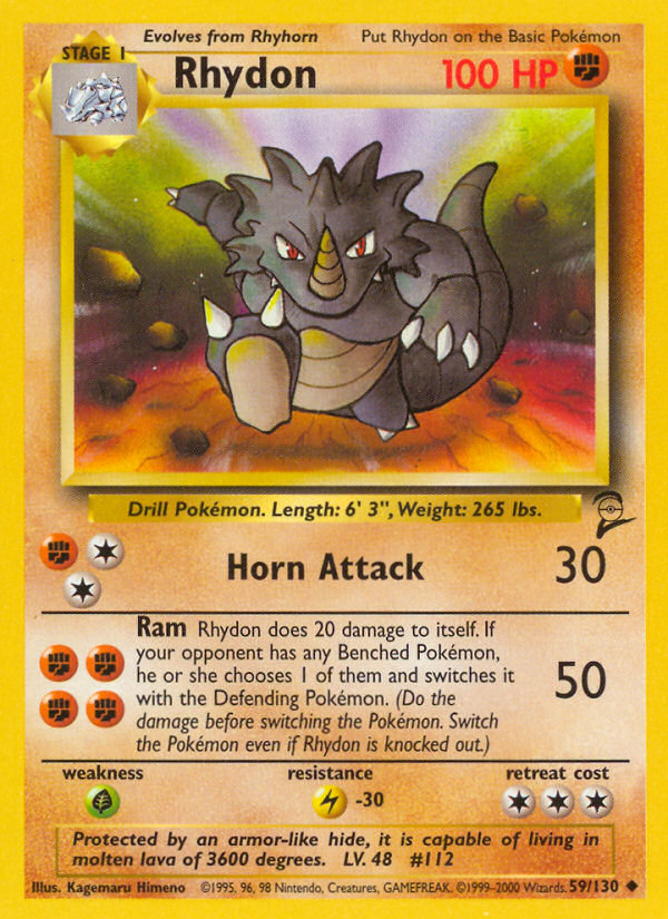 Rhydon (59/130) [Base Set 2] | Devastation Store