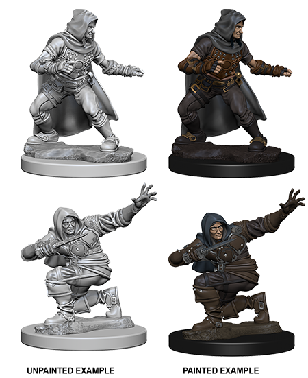 Pathfinder Deep Cuts Unpainted Miniatures: Human Male Rogue - Devastation Store | Devastation Store