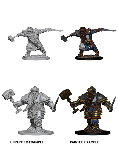 D&D Nolzur's Marvelous Miniatures: Dwarf Fighter - Devastation Store | Devastation Store