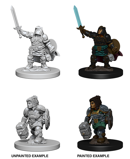 D&D Nolzur's Marvelous Miniatures: Dwarf Paladin - Devastation Store | Devastation Store
