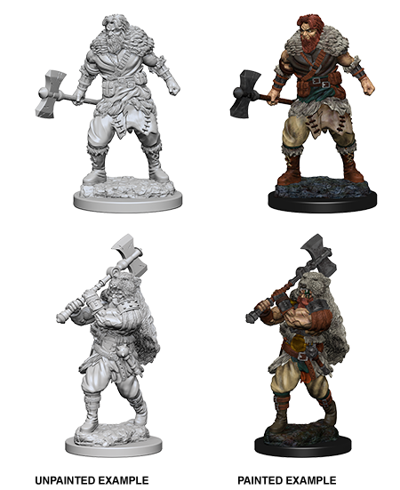 D&D Nolzur's Marvelous Miniatures: Human Barbarian - Devastation Store | Devastation Store