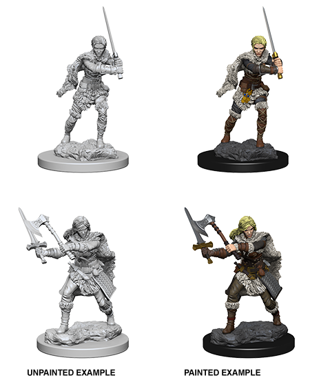 D&D Nolzur's Marvelous Miniatures: Human Barbarian - Devastation Store | Devastation Store