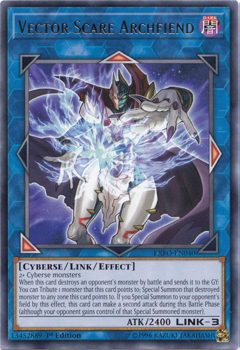 Vector Scare Archfiend [EXFO-EN040] Rare | Devastation Store