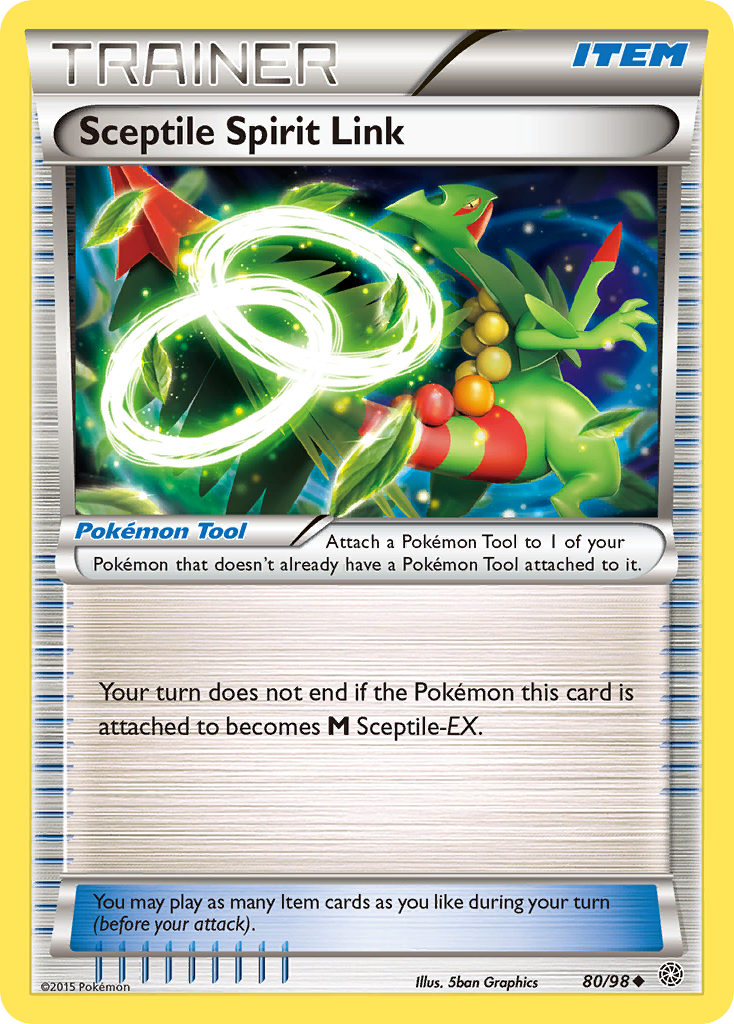 Sceptile Spirit Link (80/98) [XY: Ancient Origins] | Devastation Store