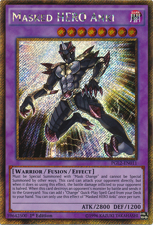 Masked HERO Anki [PGL2-EN011] Gold Secret Rare | Devastation Store