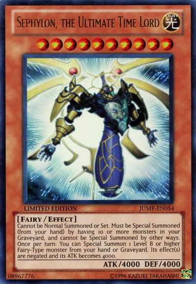 Sephylon, the Ultimate Time Lord [JUMP-EN054] Ultra Rare | Devastation Store