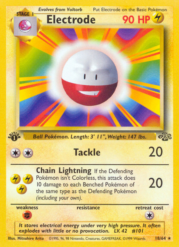 Electrode (18/64) [Jungle 1st Edition] | Devastation Store