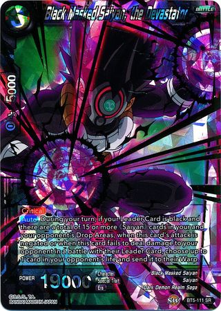 Black Masked Saiyan, the Devastator (BT5-111) [Miraculous Revival] | Devastation Store