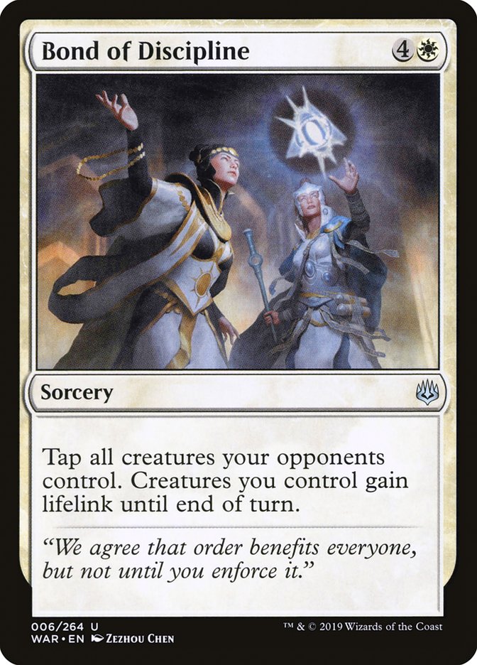 Bond of Discipline [War of the Spark] | Devastation Store