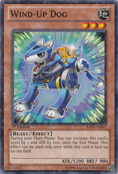 Wind-Up Dog [BP01-EN167] Starfoil Rare | Devastation Store