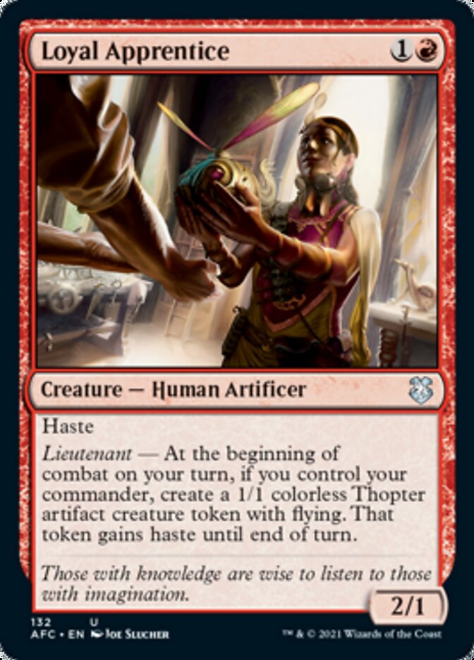 Loyal Apprentice [Dungeons & Dragons: Adventures in the Forgotten Realms Commander] | Devastation Store