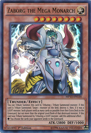 Zaborg the Mega Monarch [MP15-EN154] Ultra Rare | Devastation Store