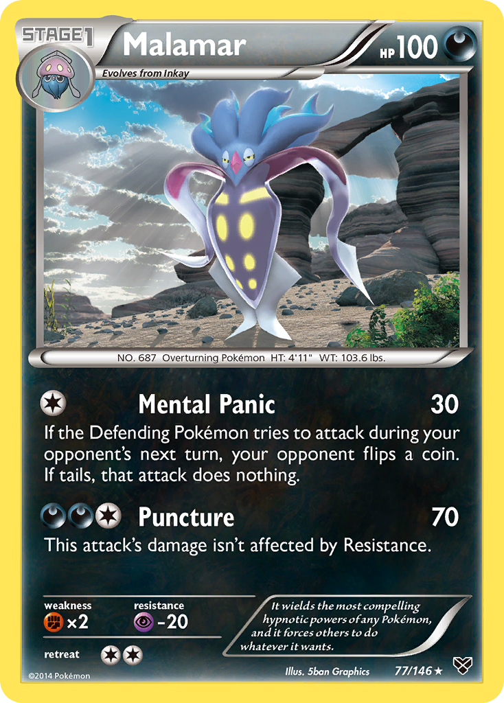 Malamar (77/146) [XY: Base Set] | Devastation Store