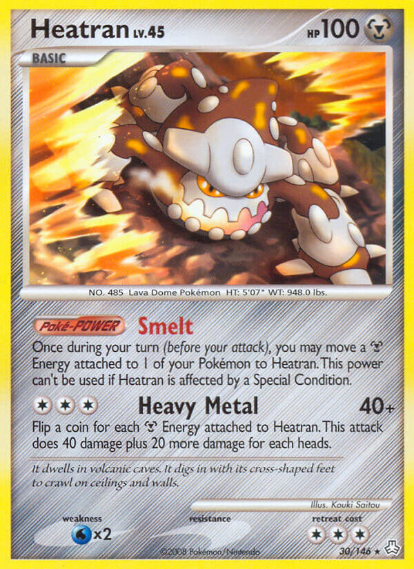 Heatran (30/146) (Theme Deck Exclusive) [Diamond & Pearl: Legends Awakened] | Devastation Store
