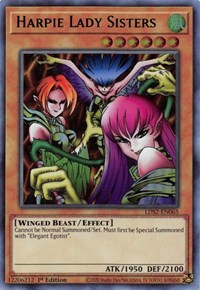 Harpie Lady Sisters (Green) [LDS2-EN065] Ultra Rare | Devastation Store