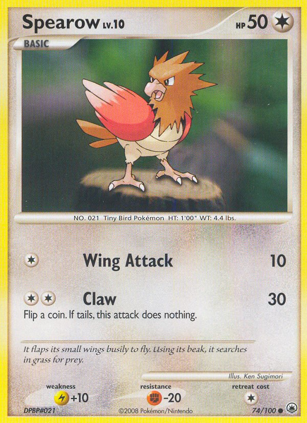 Spearow (74/100) [Diamond & Pearl: Majestic Dawn] | Devastation Store