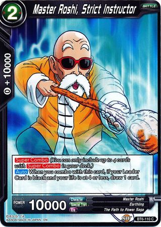 Master Roshi, Strict Instructor [BT6-110] | Devastation Store