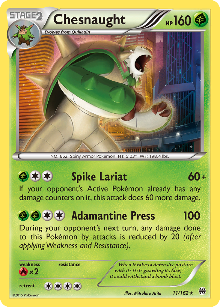 Chesnaught (11/162) [XY: BREAKthrough] | Devastation Store