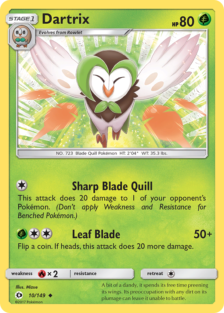 Dartrix (10/149) [Sun & Moon: Base Set] | Devastation Store