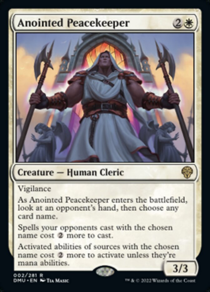 Anointed Peacekeeper [Dominaria United] | Devastation Store