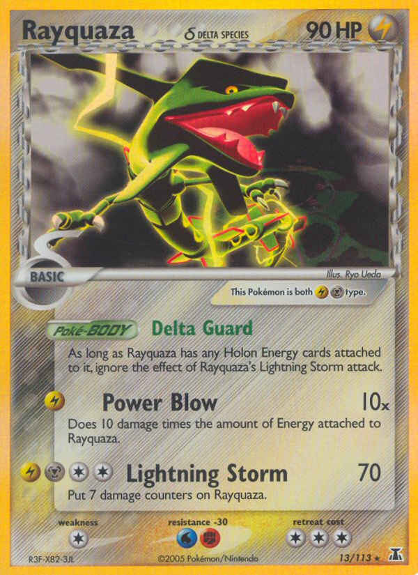 Rayquaza (13/113) (Delta Species) [EX: Delta Species] | Devastation Store