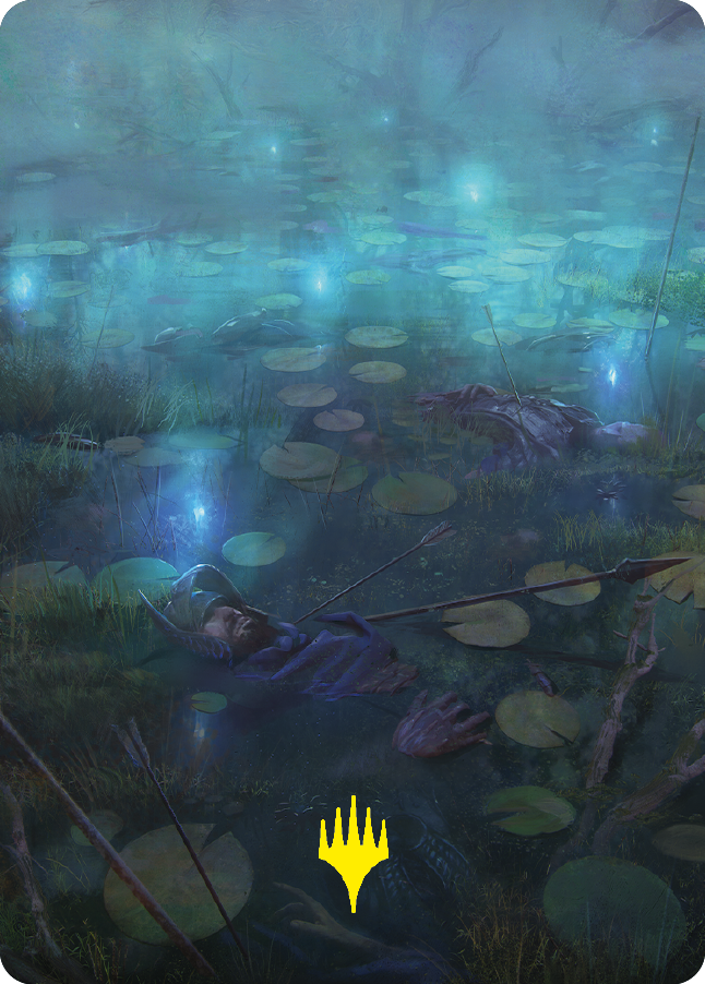 The Dead Marshes Art Card (Gold-Stamped Signature) [The Lord of the Rings: Tales of Middle-earth Art Series] | Devastation Store
