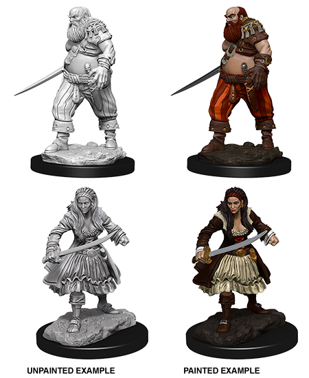 WizKids Deep Cuts Unpainted Miniatures: Pirates - Devastation Store | Devastation Store