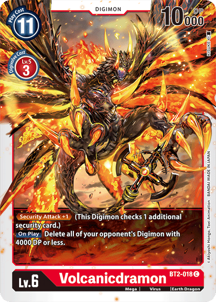 Volcanicdramon [BT2-018] [Release Special Booster Ver.1.0] | Devastation Store