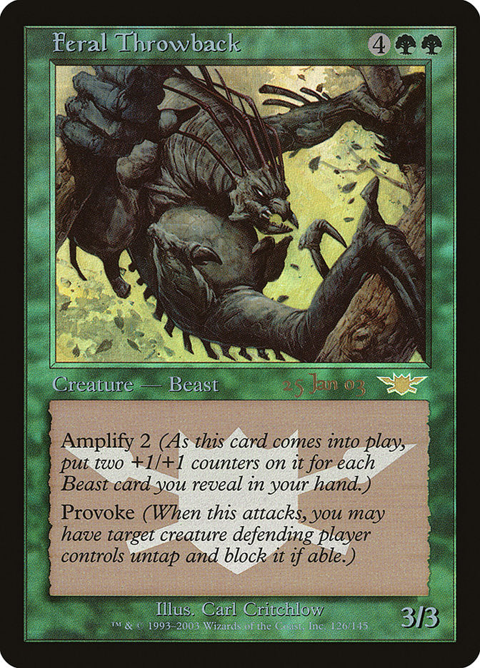 Feral Throwback [Legions Promos] - Devastation Store | Devastation Store
