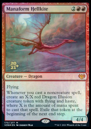Manaform Hellkite [Innistrad: Crimson Vow Prerelease Promos] | Devastation Store