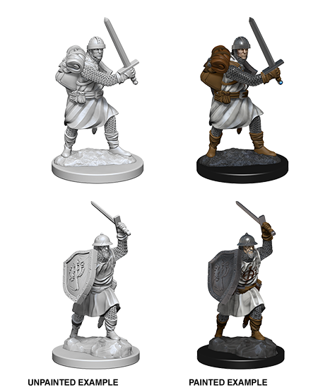 Pathfinder Deep Cuts Unpainted Miniatures: Infantrymen - Devastation Store | Devastation Store