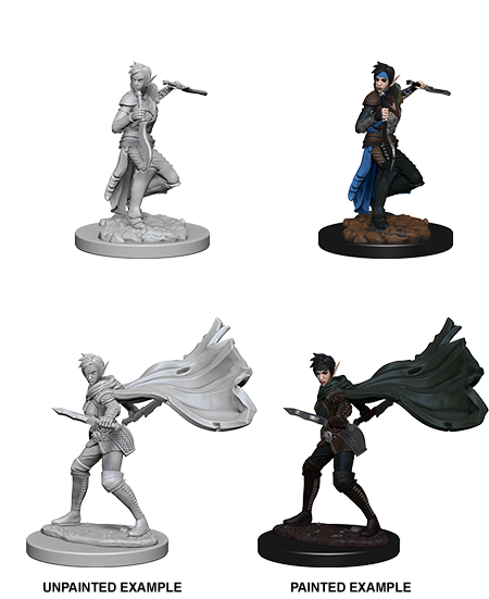 Pathfinder Deep Cuts Unpainted Miniatures: Elf Female Rogue - Devastation Store | Devastation Store