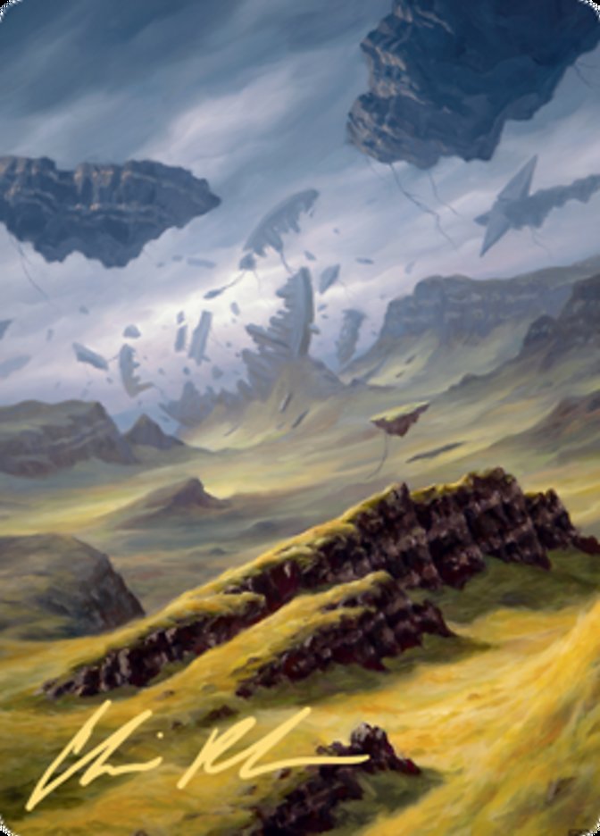 Plains 3 Art Card (Gold-Stamped Signature) [Zendikar Rising Art Series] | Devastation Store