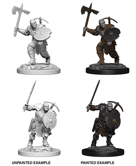 D&D Nolzur's Marvelous Miniatures: Earth Genasi Fighter - Devastation Store | Devastation Store