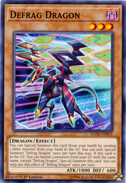 Defrag Dragon [FLOD-EN011] Common | Devastation Store