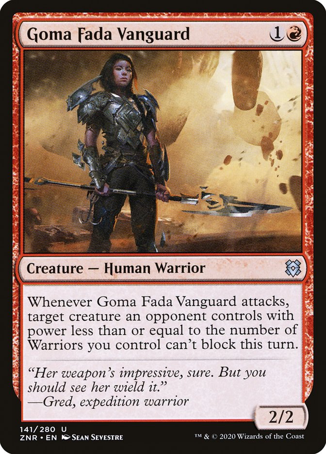 Goma Fada Vanguard [Zendikar Rising] | Devastation Store