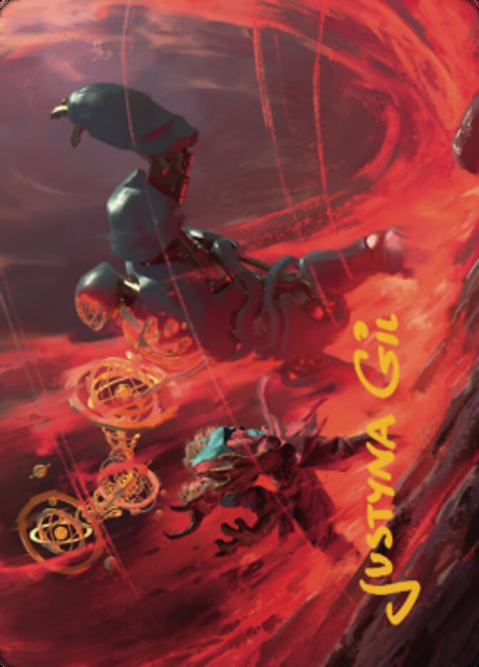 Twinferno Art Card (Gold-Stamped Signature) [Dominaria United Art Series] | Devastation Store