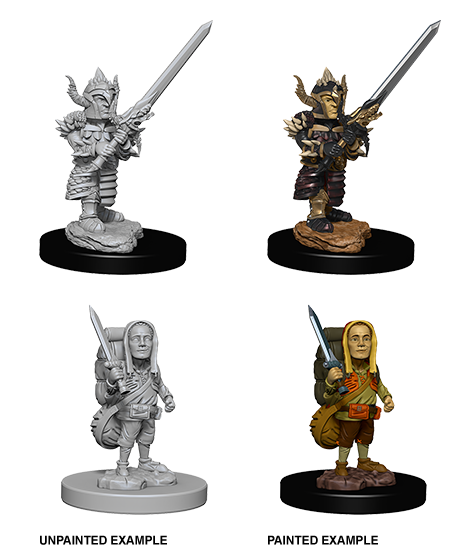 D&D Nolzur's Marvelous Miniatures: Halfling Fighter - Devastation Store | Devastation Store