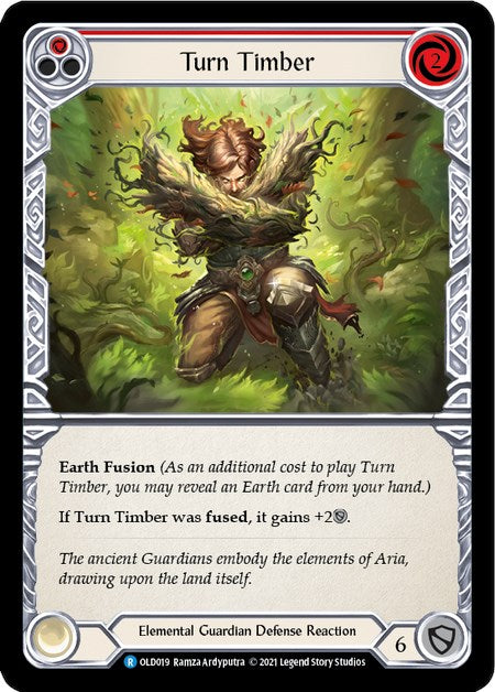 Turn Timber (Red) [OLD019] (Tales of Aria Oldhim Blitz Deck)  1st Edition Normal | Devastation Store