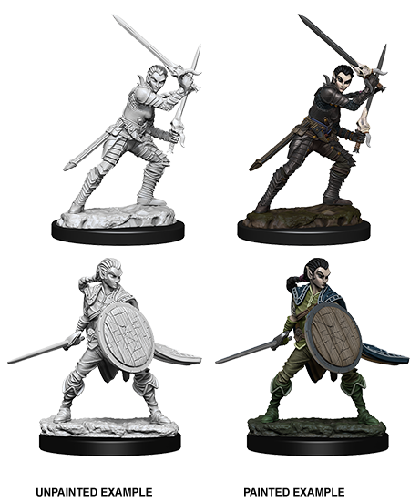 Pathfinder Battles Deep Cuts: Female Elf Fighter - Devastation Store | Devastation Store